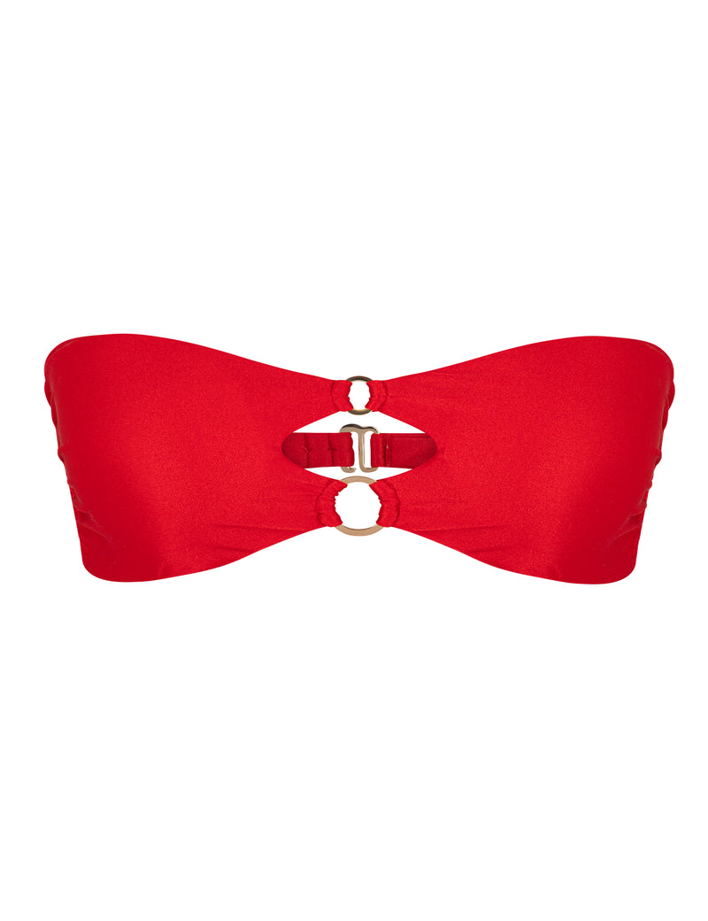 BLOOM TOP - HOT RED